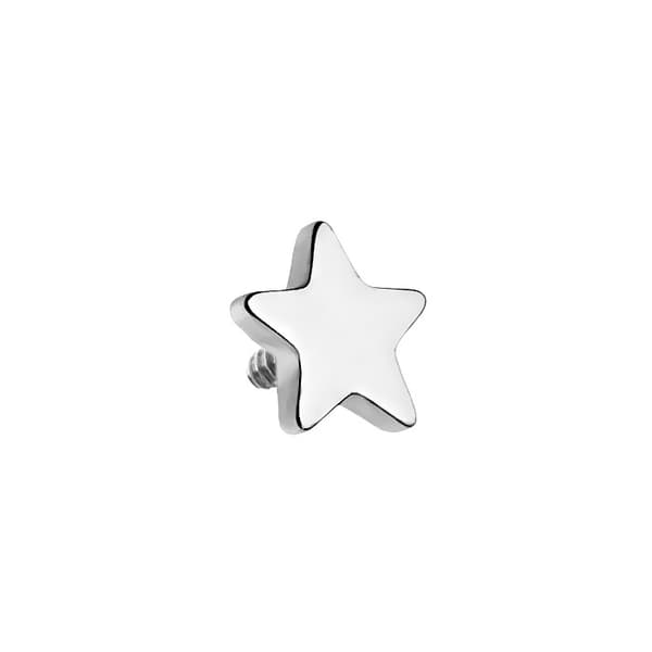 Titanium sølv stjernemøtrik - TNA-021 1.6/5