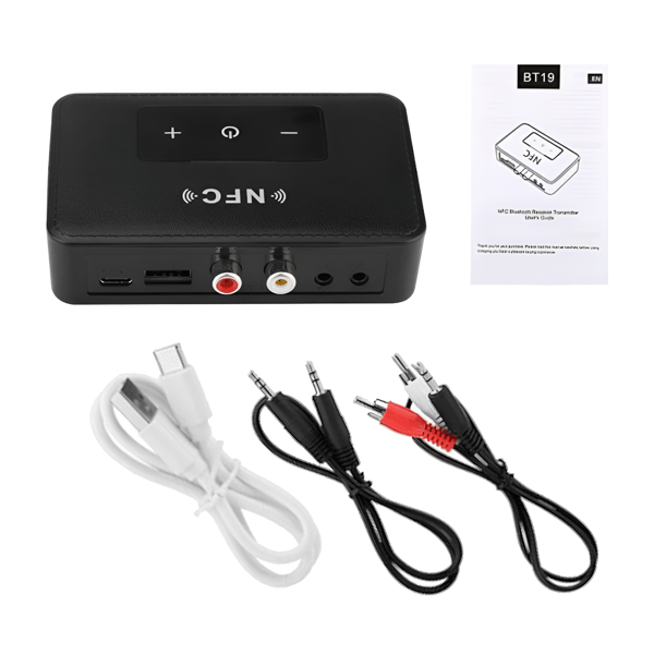 Transmitter Adapter Audio NFC Bluetooth 5.0 Sender Modtager RX TX AUX