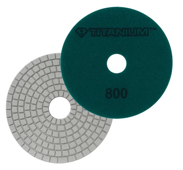 Diamantskive til polering af sten- og keramikfliser 100mm gr800 TITANIUM