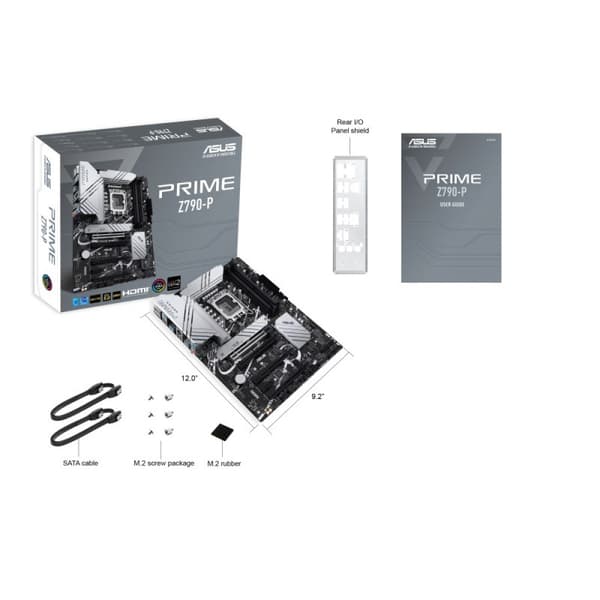 ASUS PRIME Z790-P moderkort, Intel 14:e generationen, DDR5