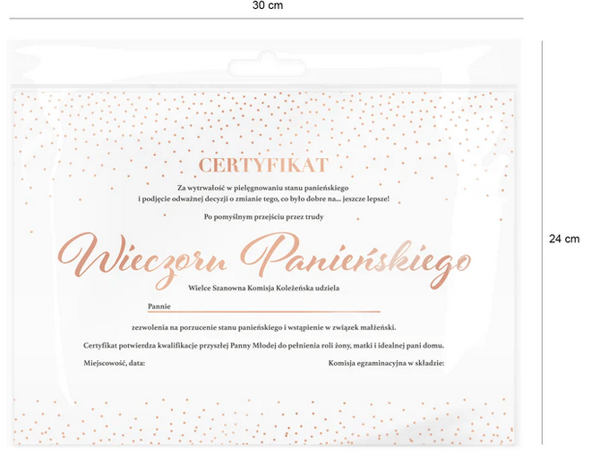 Matkamuistotodistus Polttarit Ruusukulta