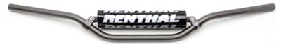 MX-styre 22mm Renthal harmaa alumiini suojauksella
