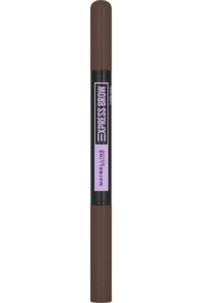 Maybelline Express Brow 04 Dark Brown dubbelsidig ögonbrynspenna mörkbrun