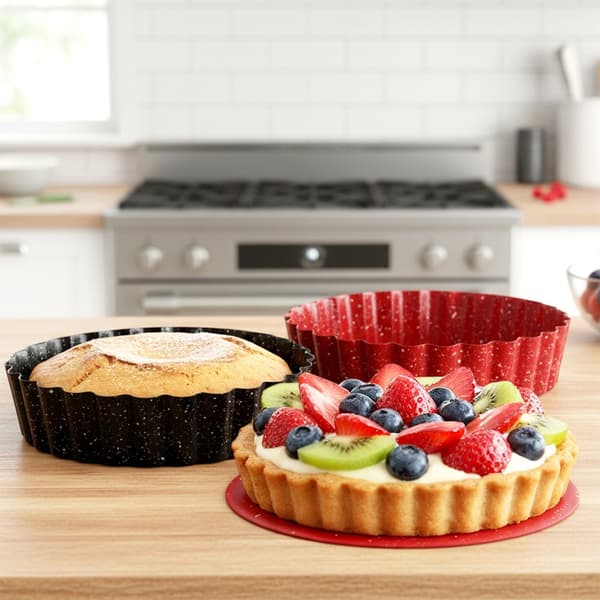 Granitform för tårta med lösbart botten 12 cm 2-pack