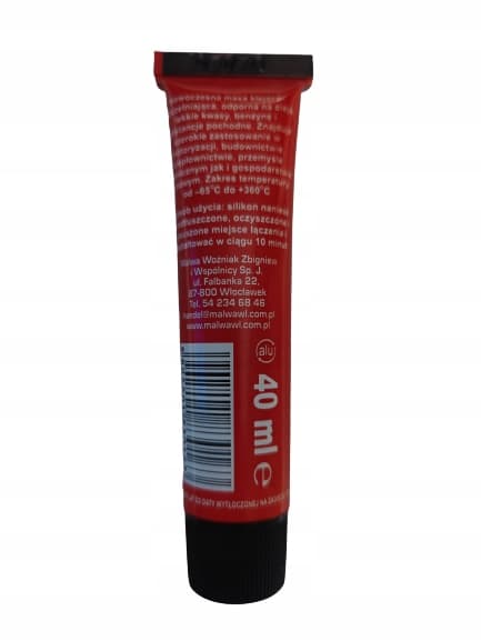 SILIKON HÖGTEMPERATURSILIKON 40ML 360 silikon autosil röd !!