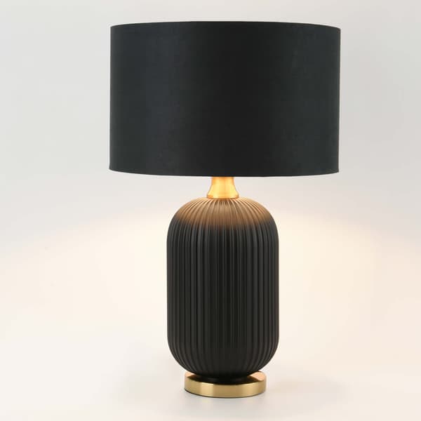 TAMIZA BORDLAMPE 1 E27 SORT LYS PRESTIGE LP-1515/1T STOR SORT