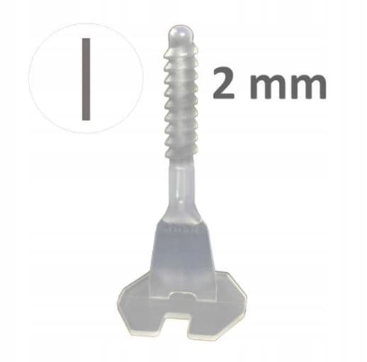 Skruv/klipp Twist Level nivåeringssystem 2mm