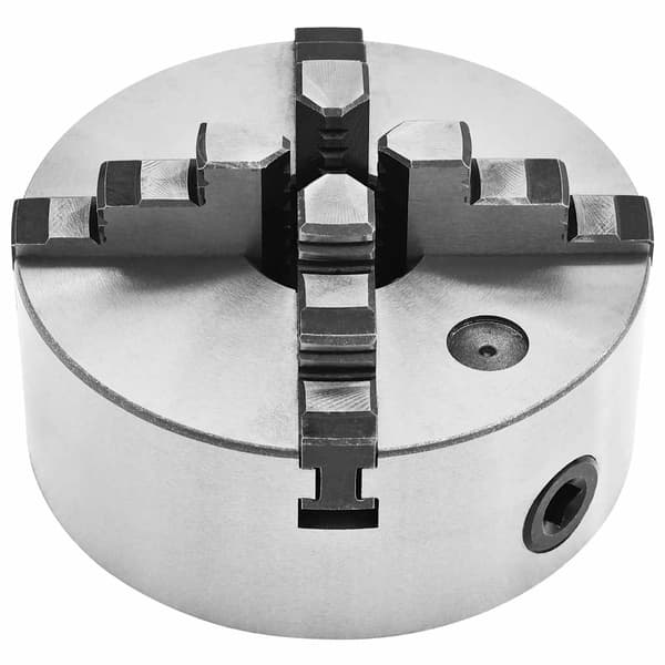 vidaXL Självcentrerande svarvchuck, 4 käftar, 160 mm, stål