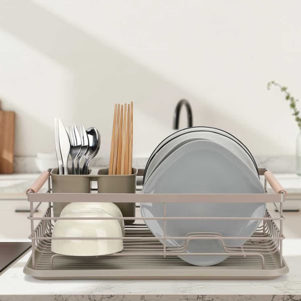 ASTIANPESUKONE VALUTUSALUKSELLA JA TARJOLLA E-8189 BEIGE