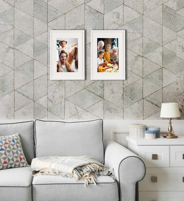 Fotoramposter A3 A4 29,7x42 cm klassisk vit MDF BD art