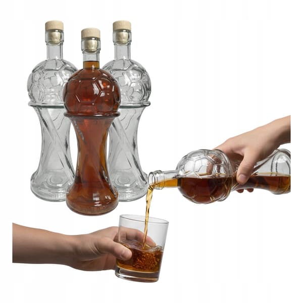 Flaska Glaskula Legend 500ml Karaff Kopp Present Tinkturer Sirap