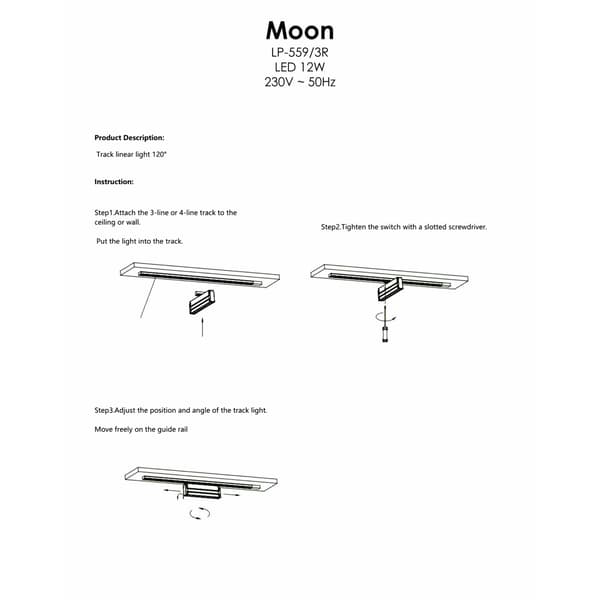 MOON LED-SKINNELYS SORT LYS PRESTIGE LP-559/4 R-1F BK