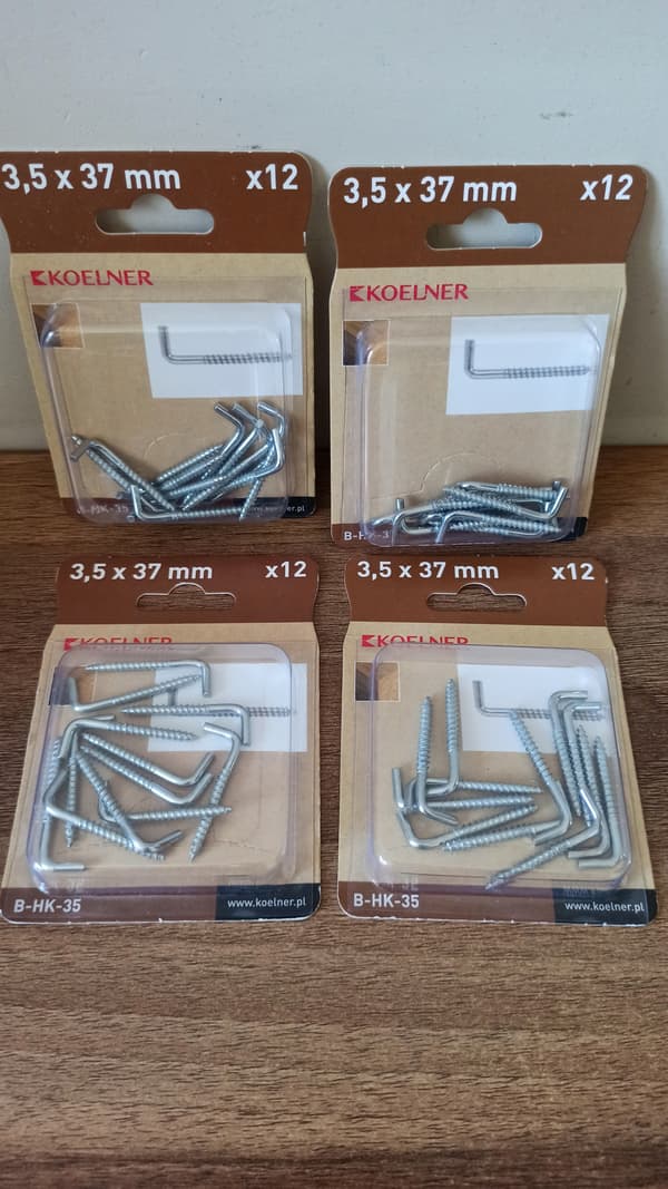 KOELNER Vinkelkrok 3,5X40, 12 st