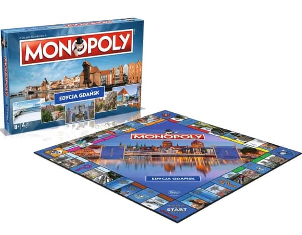 Winning Moves Monopoly Gdańsk lautapeli