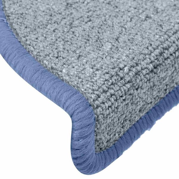vidaXL trappemåtter 30 stk. lysegrå og blå 65x24x4 cm