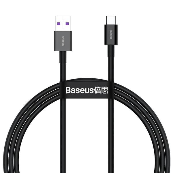 Baseus Superior -sarjan USB-C-kaapeli, 66W, 1m (musta)