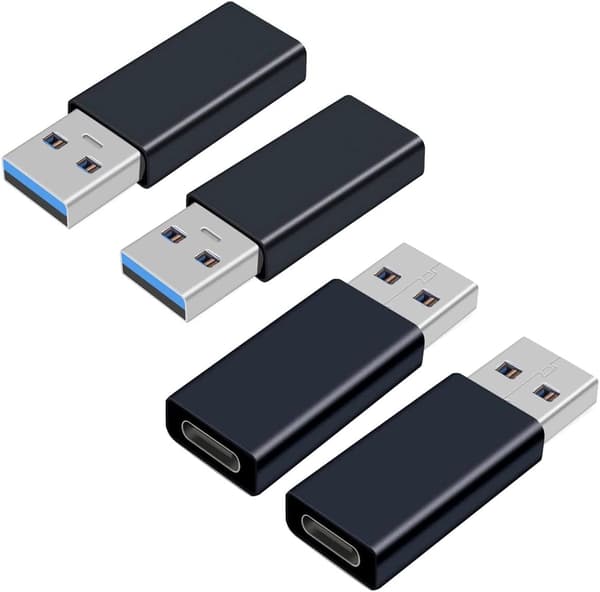 4x USB C NAARAS - USB 3.0 UROS 5Gb/s SOVITIN MUSTA