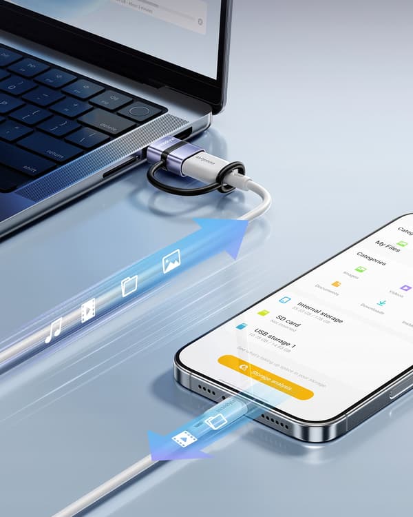 INNOSTYLE ADAPTER USB-A 3.0 TILL USB-C TILL USB TYP C 3A 5GBPS OTG