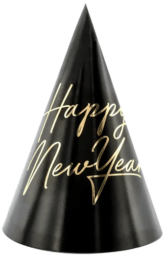 Gott nyttårshattar, nyårsafton, 6 st.