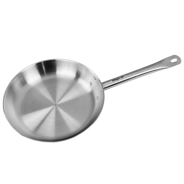 Mega-M stegepande i rustfrit stål diameter 28 cm