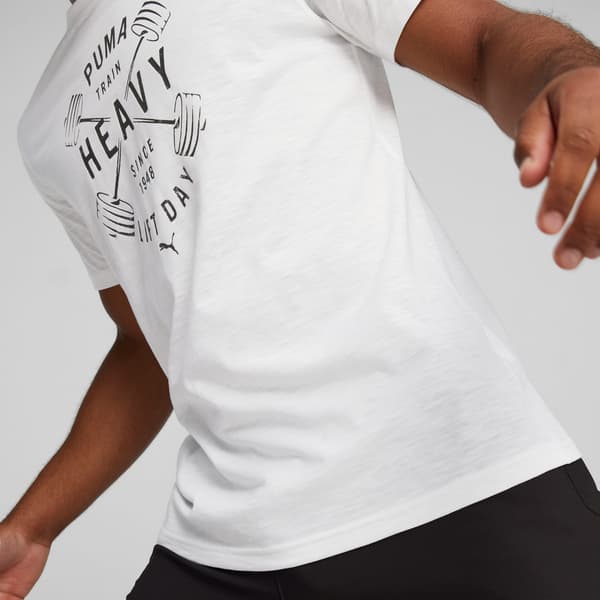 Puma S GRAPHIC EMBLEM herr träningströja vit 52419702 r M