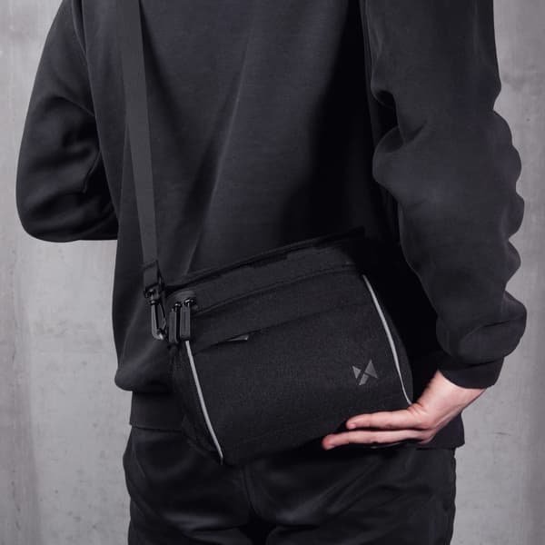 Wozinsky Styrtaske Cykel Skuldertaske Sort (WBHBB-01)