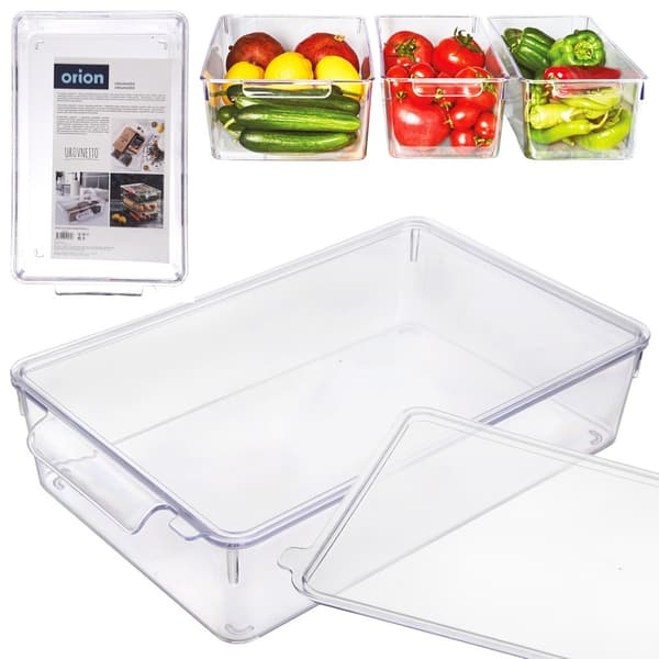 Køleorganizer med låg 32,5x20x7,5 cm