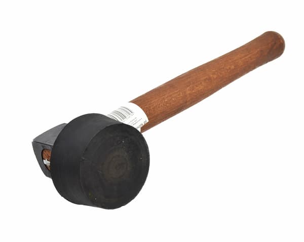 AWTOOLS TROTHAMMARE 1,5 KG VULKANISERAT GUMMI