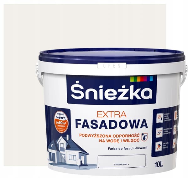 Snehvid facademaling 10L Mat Ekstra facade