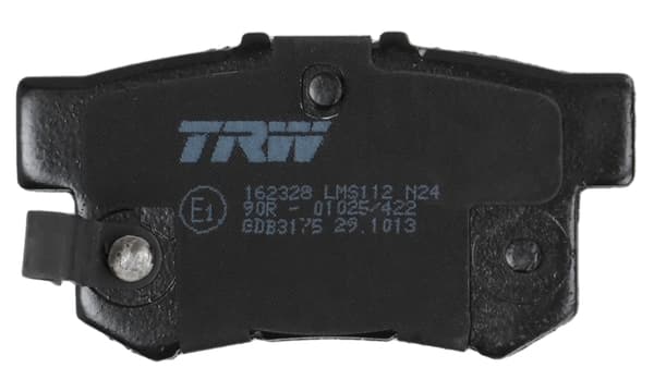 BAKRE BROMSBELÄGG GDB3175 TRW
