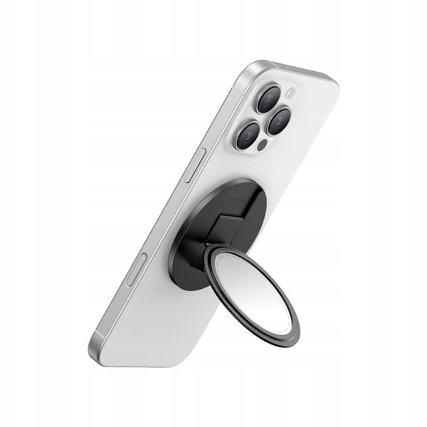MCDODO MAGNETISK TELEFONHOLDER MED SPEJL, FOLDBAR, SORT