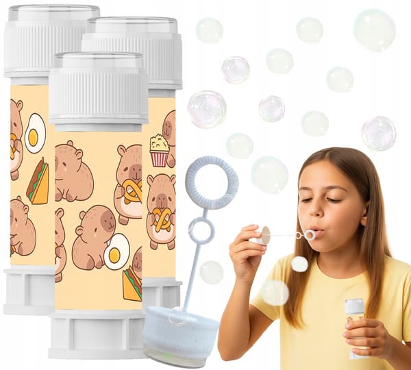 Tvålbubbor för barn Kapybara Kapybara Kapybara Födelsedagskul 60ml