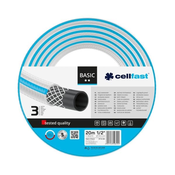 BASIC-puutarhaletku 1/2" 20 m CellFast