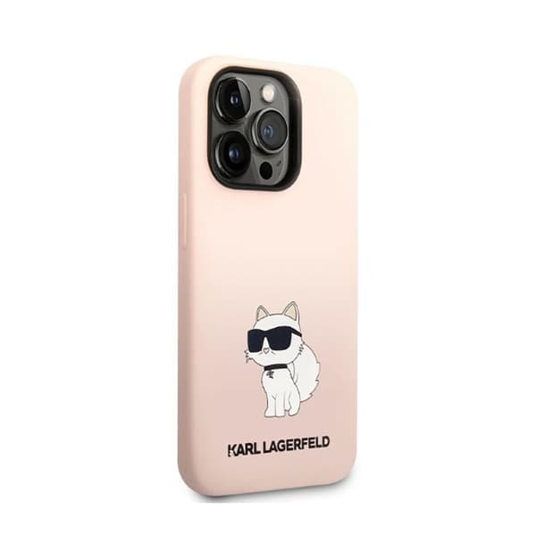 Karl Lagerfeld Silikone NFT Choupette - iPhone 14 Pro Etui (Pink)