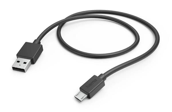 USB-A - Micro-USB HAMA 1m Musta