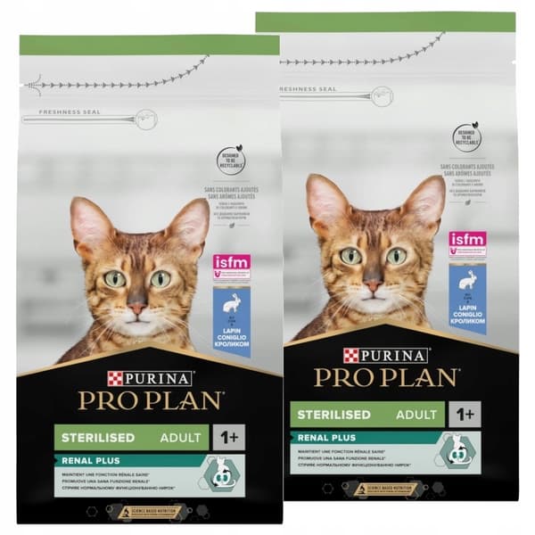 PURINA PRO PLAN STERILISERET tørfoder til katte 2 x 1,5 kg