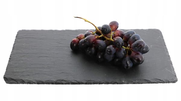 Serveringsfad i sten, skifer, 17 x 34 cm