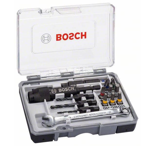 BOSCH BORESÆT + BITS 20 STK.