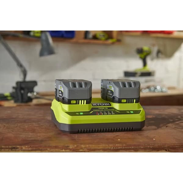 RYOBI Laturi 18V / 2 porttia