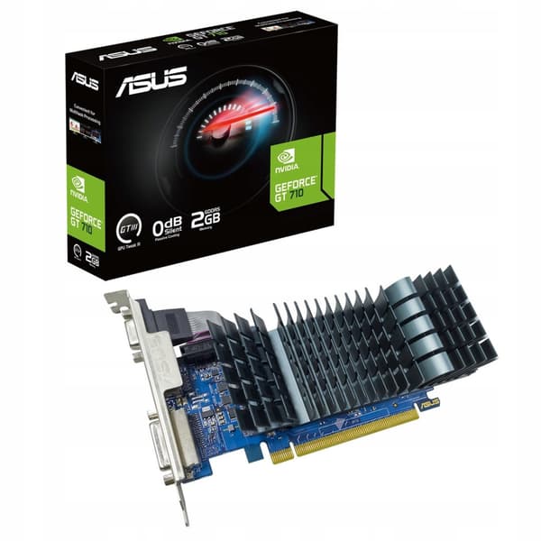 ASUS GeForce GT 710 2GB GDDR5 EVO lavprofil grafikkort