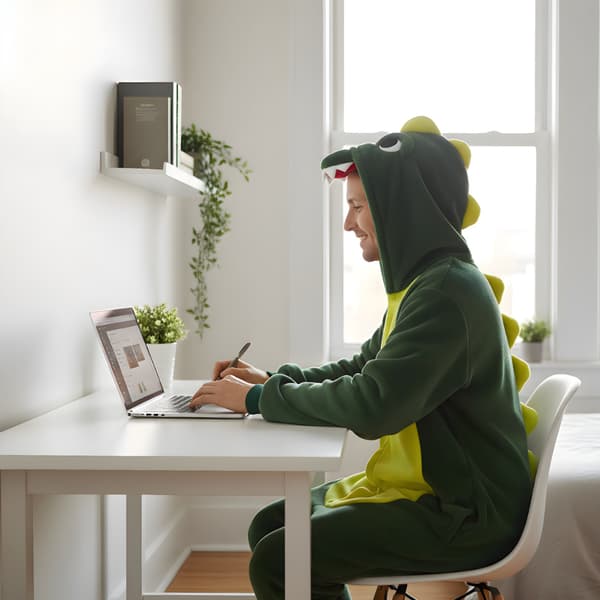 Kigurumi dinosauriepyjamas M: 155-165cm