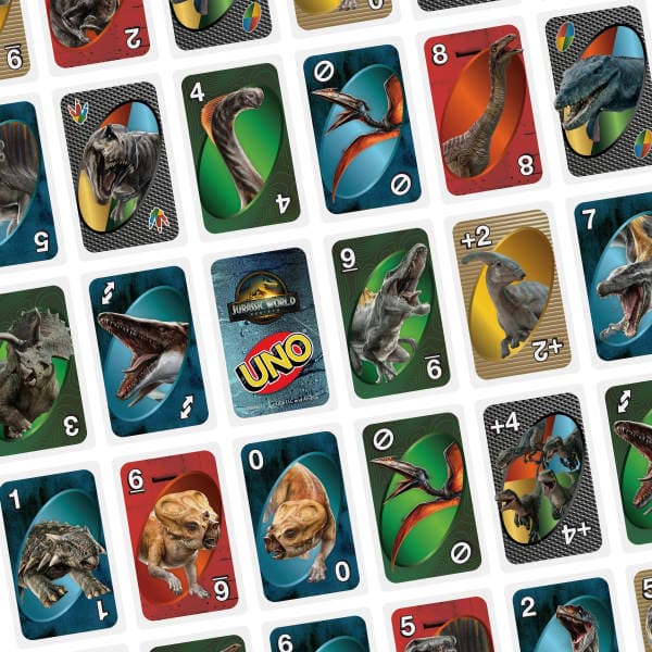 MATTEL Uno - Jurassic World - Återfödelse JFT28