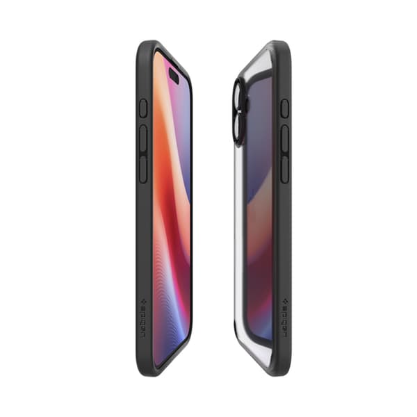 Spigen Ultra Hybrid - iPhone 16 -kotelo (mattamusta)