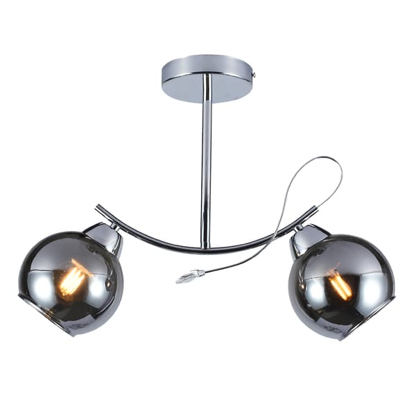 Loftlampe Connor 2 E27 Krom Milagro MLP0873
