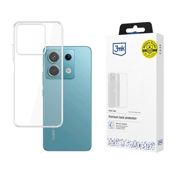 Redmi Note 13 5G - 3mk Genomskinligt Skal