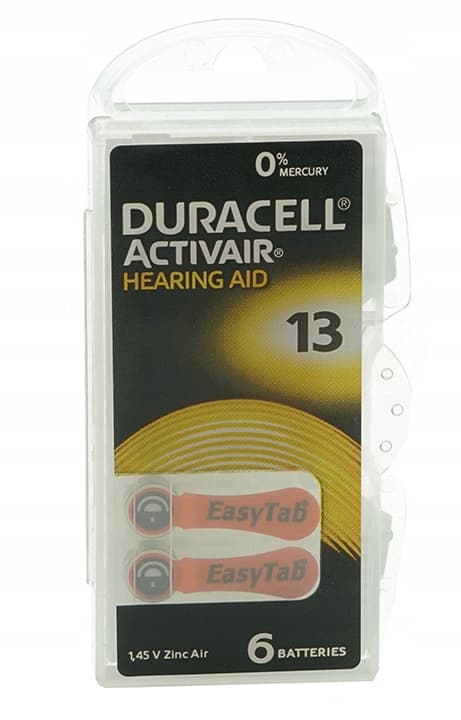DURACELL DA13 ACTIVAIR høreapparatbatterier 60 stk.