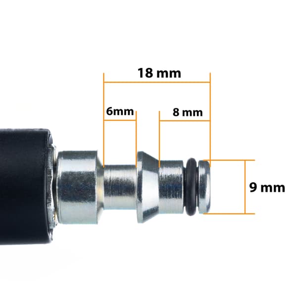 Lavor Quick Connect 15m QC högtrycksslangförlängning för högtryckstvätt