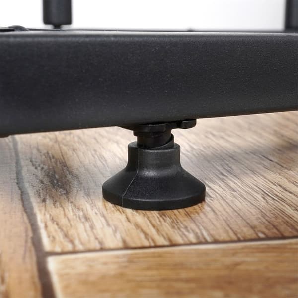 Metal blomsterstand sort 6-niveau 106 cm