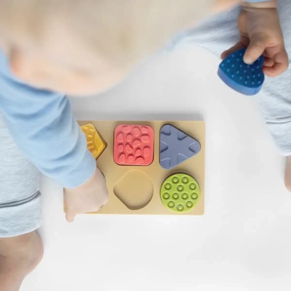 Sensoriska formpussel Lärandestilar 6 månader+ Mothership