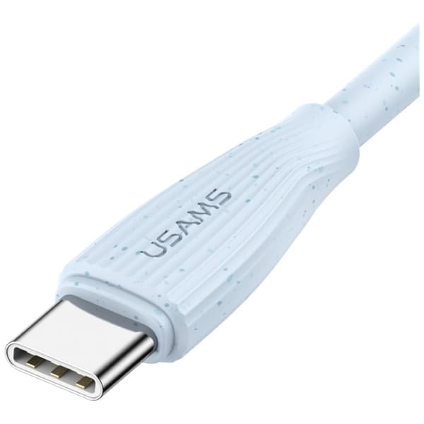 USAMS Green Series SJ714 18W 3A USB-A til USB-C kabel 1m blå
